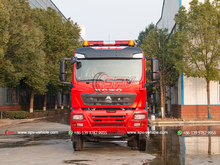 HOWO 8,000 Litres Fire Engine - Front Side